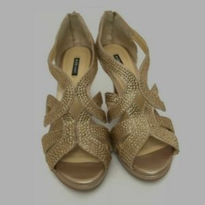 Alex Marie Crystal Platform Shoes | Sandals